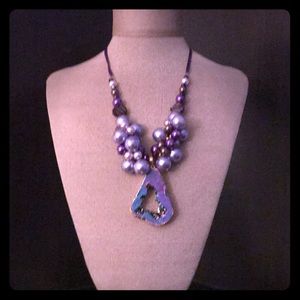 Multi shades of Purple Gorgeous necklace